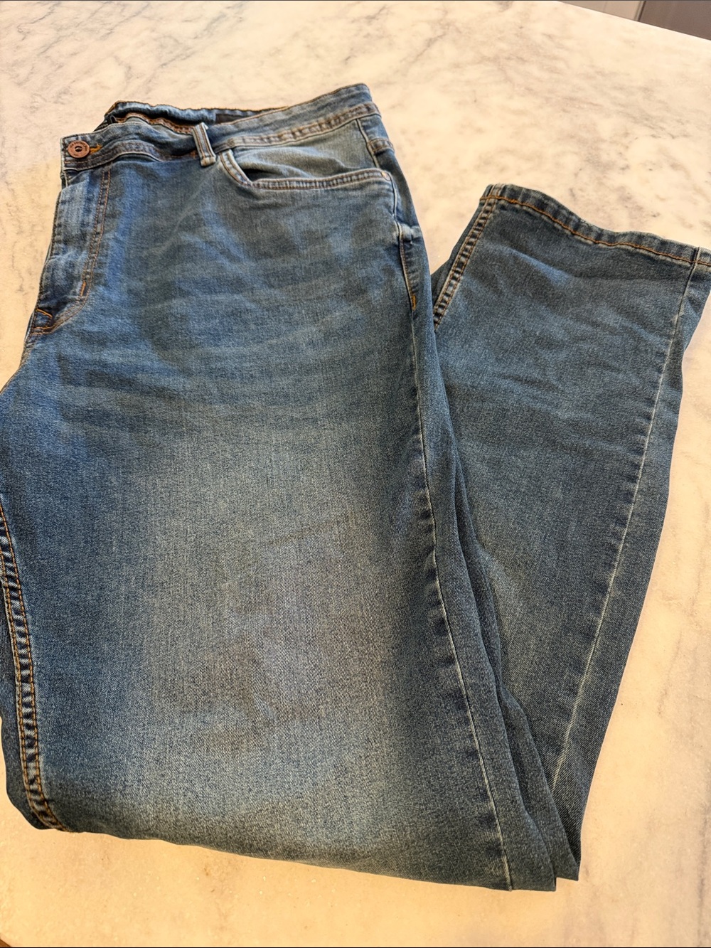 The perfect Jean nyc Men's Classic Blue Jeans - slim fit size 40x32
